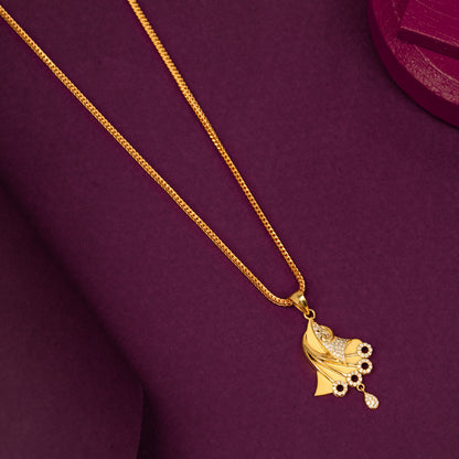 Gold Plated Chain &amp; Pendant Set