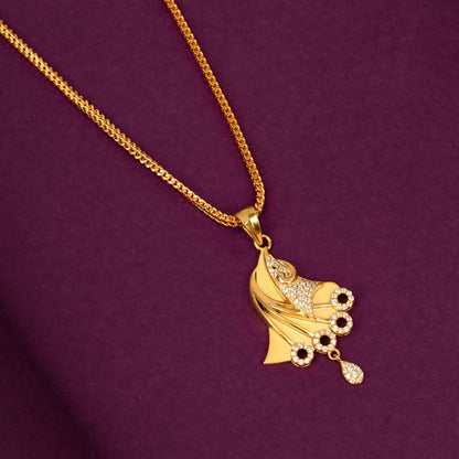 Gold Plated Chain &amp; Pendant Set