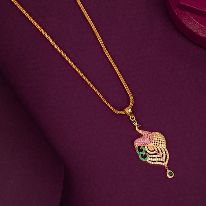 Gold Plated Chain &amp; Pendant Set