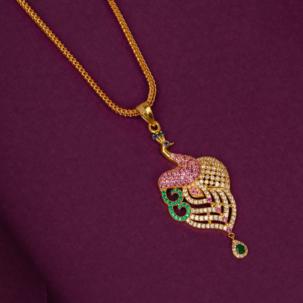 Gold Plated Chain &amp; Pendant Set
