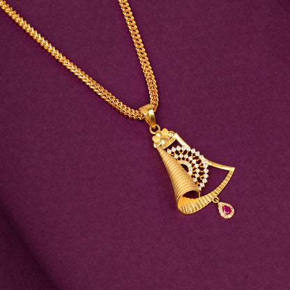 Gold Plated Chain &amp; Pendant Set