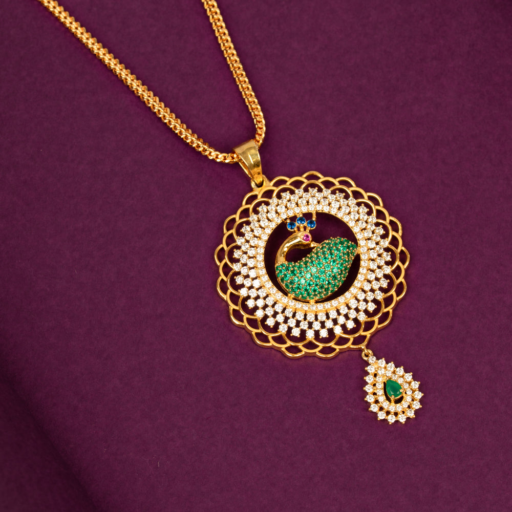 Gold Plated Chain &amp; Pendant Set