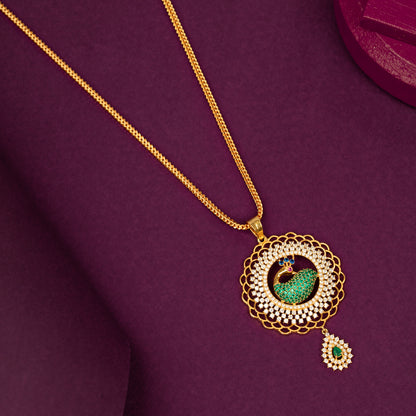 Gold Plated Chain &amp; Pendant Set