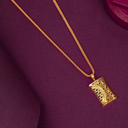 Gold Plated Chain &amp; Pendant Set
