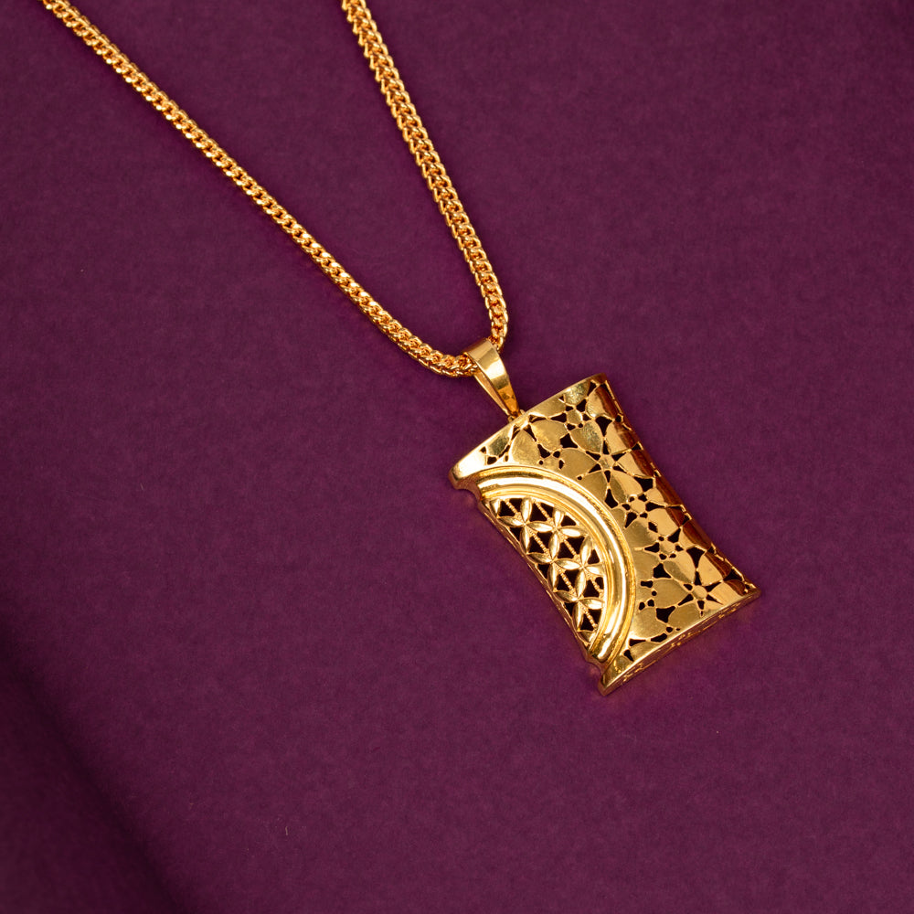 Gold Plated Chain &amp; Pendant Set