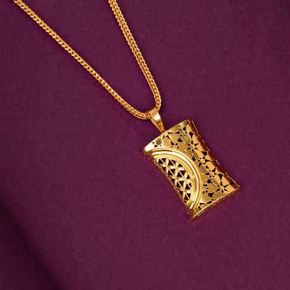 Gold Plated Chain &amp; Pendant Set
