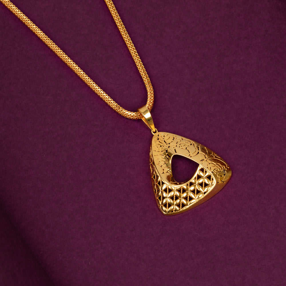 Gold Plated Chain &amp; Pendant Set