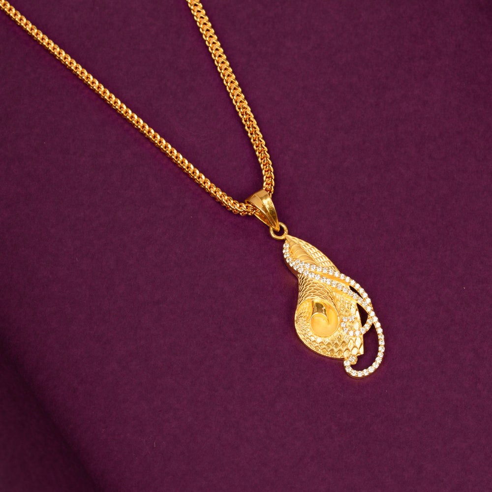 Gold Plated Chain &amp; Pendant Set