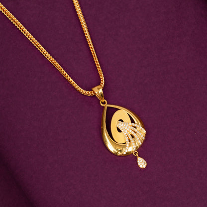 Gold Plated Chain &amp; Pendant Set