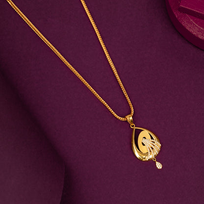 Gold Plated Chain &amp; Pendant Set