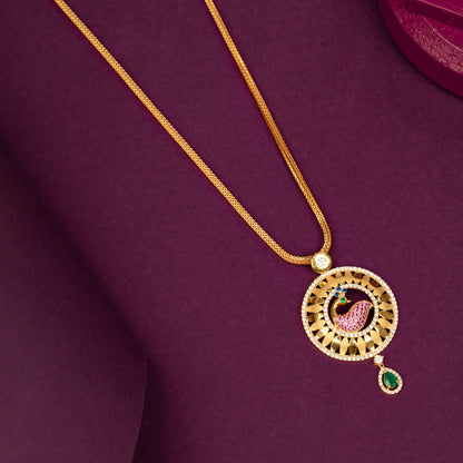 Gold Plated Chain &amp; Pendant Set
