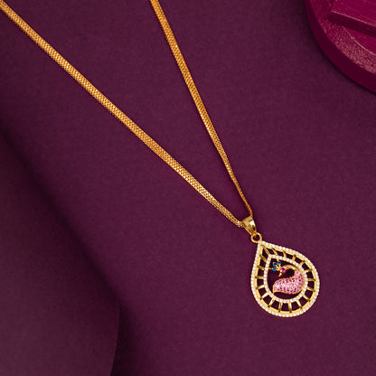 Gold Plated Chain &amp; Pendant Set