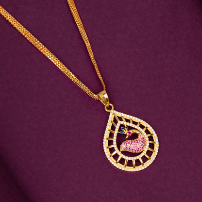 Gold Plated Chain &amp; Pendant Set