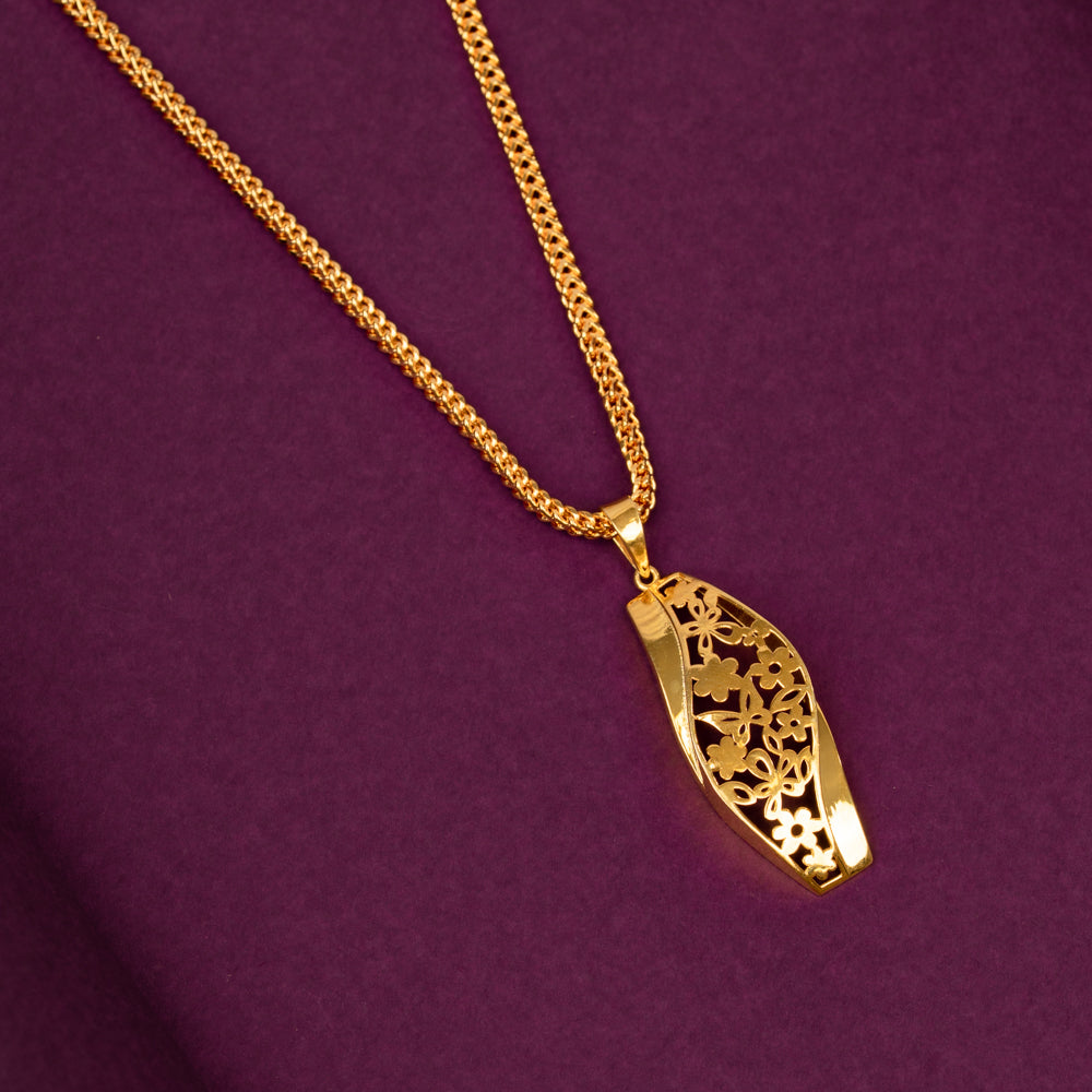 Gold Plated Chain &amp; Pendant Set