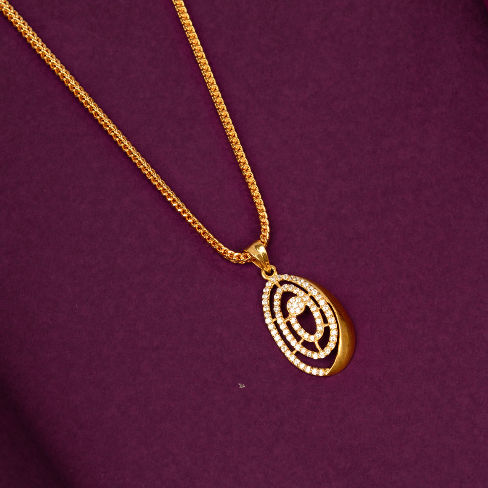Gold Plated Chain &amp; Pendant Set