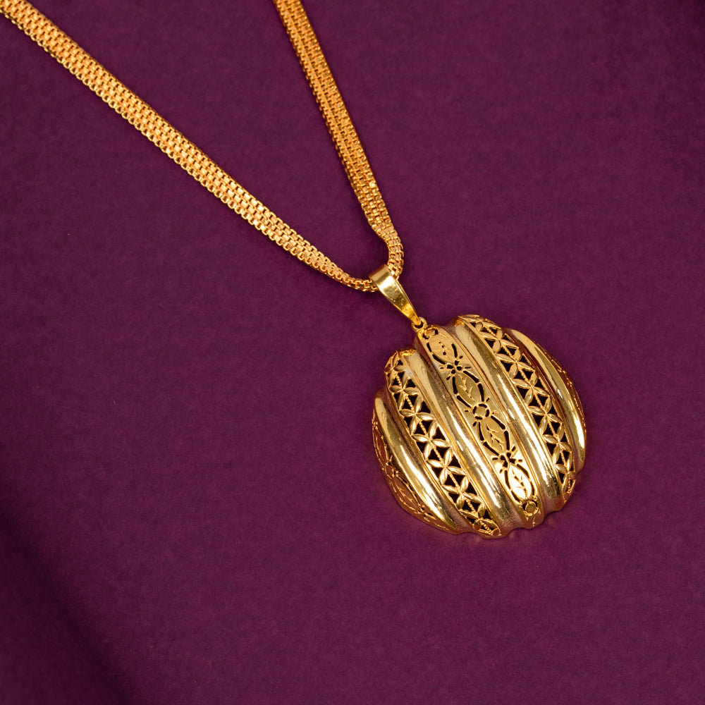 Gold Plated Chain &amp; Pendant Set