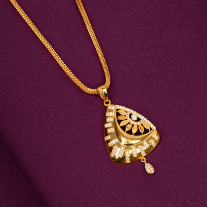 Gold Plated Chain &amp; Pendant Set