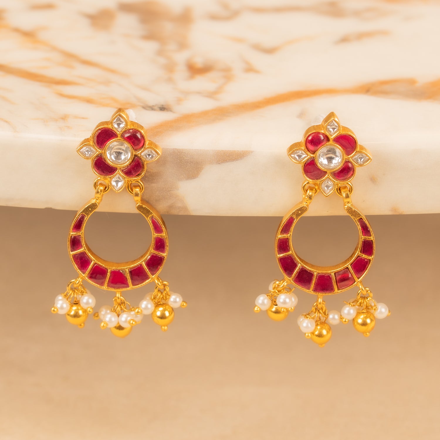 Kundan Studs