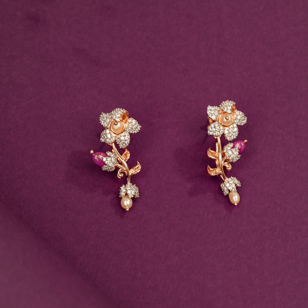 Rosegold Earring