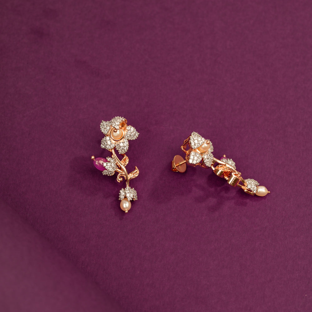 Rosegold Earring