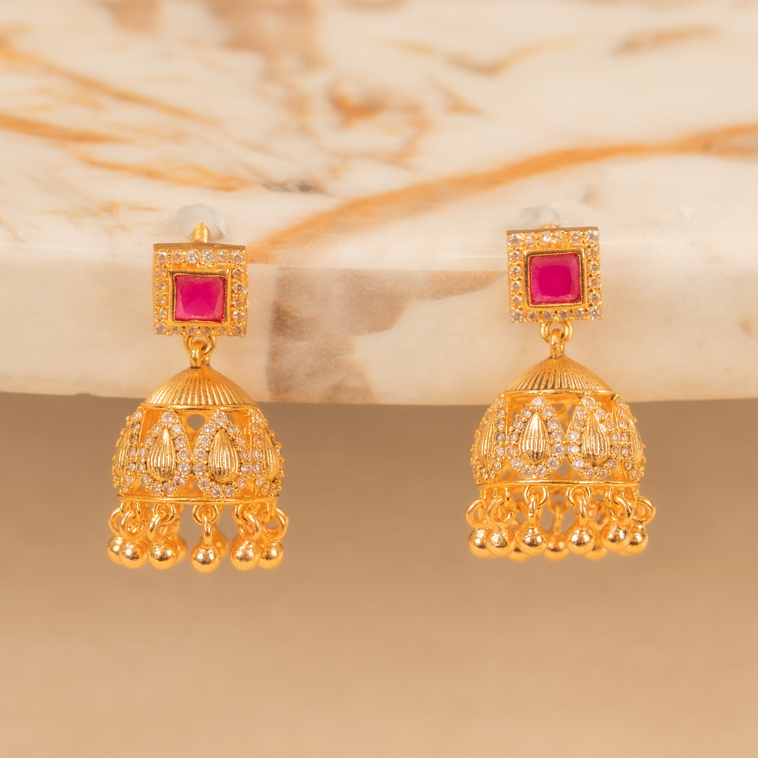 Plain Jhumkas