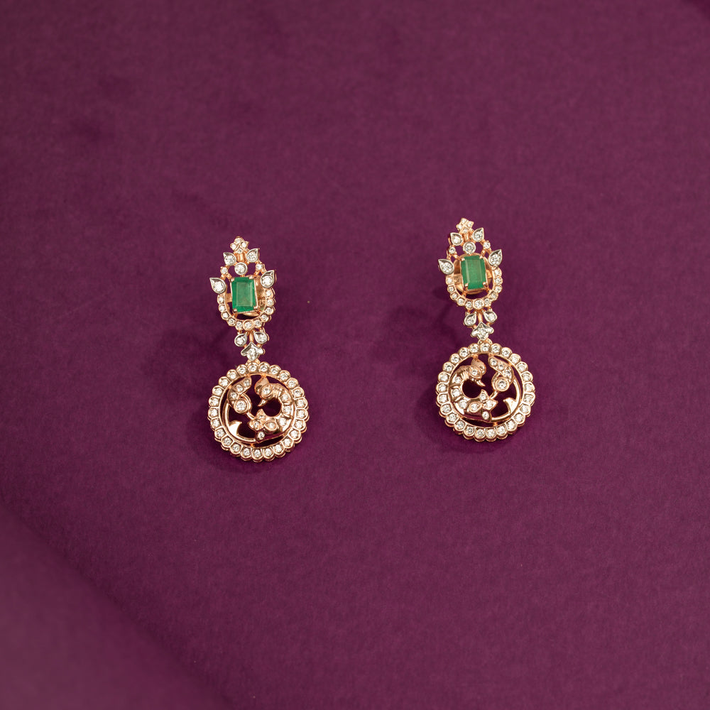 Rosegold Earring