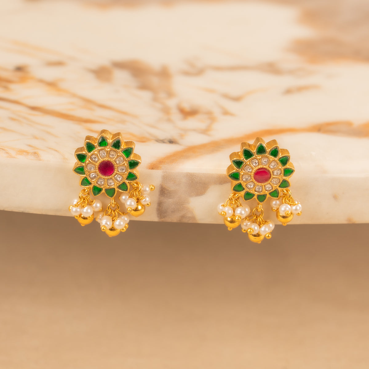 Kundan Studs