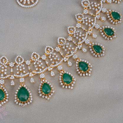 CZ Necklace &amp; Earring