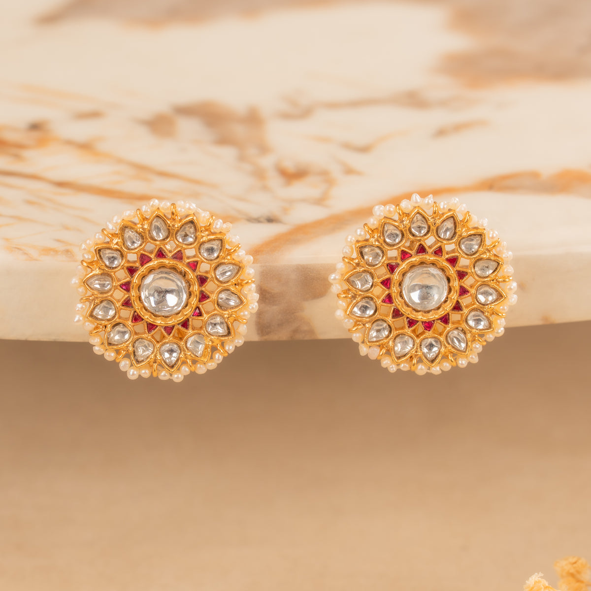 Kundan Studs