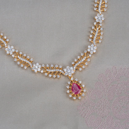 CZ Necklace &amp; Earring