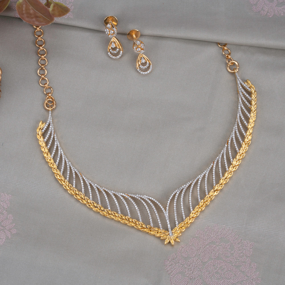 CZ Necklace &amp; Earring