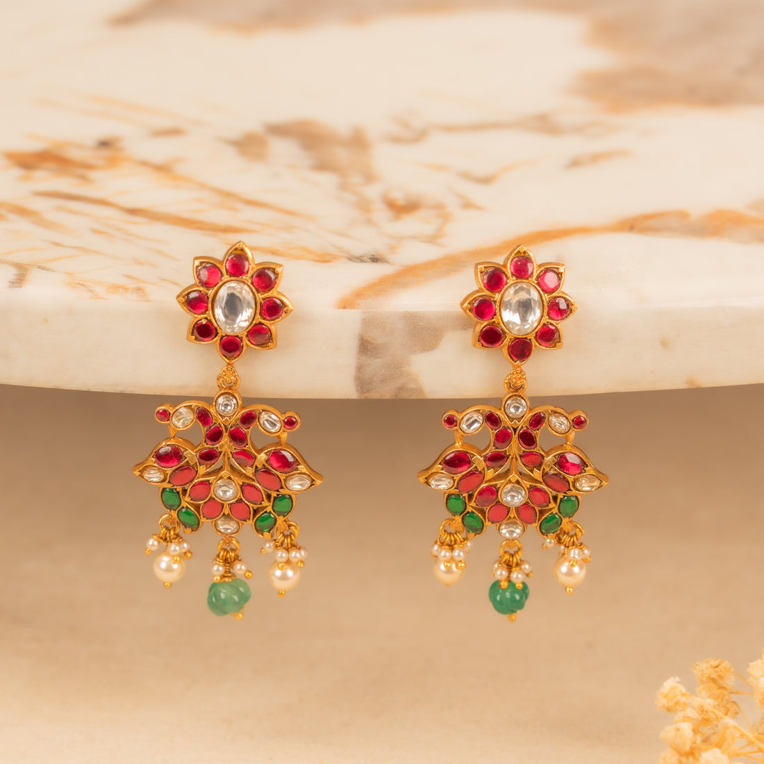 Kundan Studs