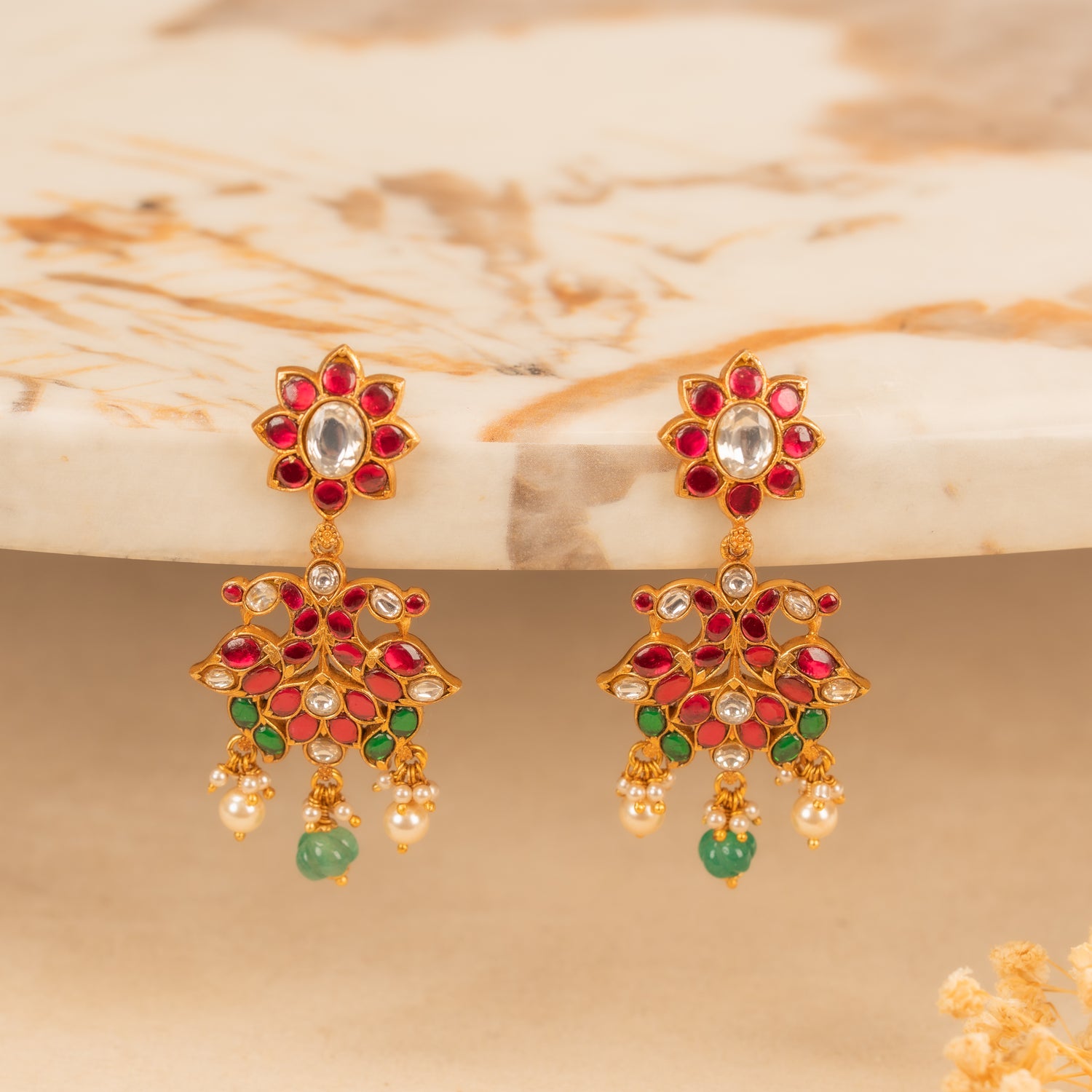 Kundan Studs