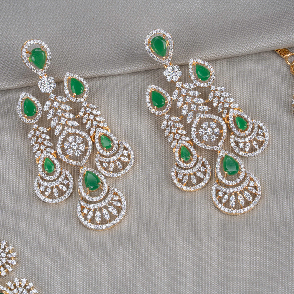CZ Necklace &amp; Earring