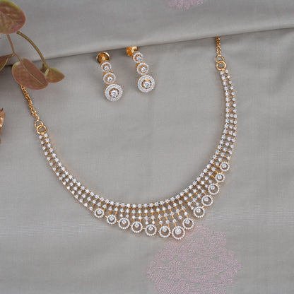 CZ Necklace &amp; Earring