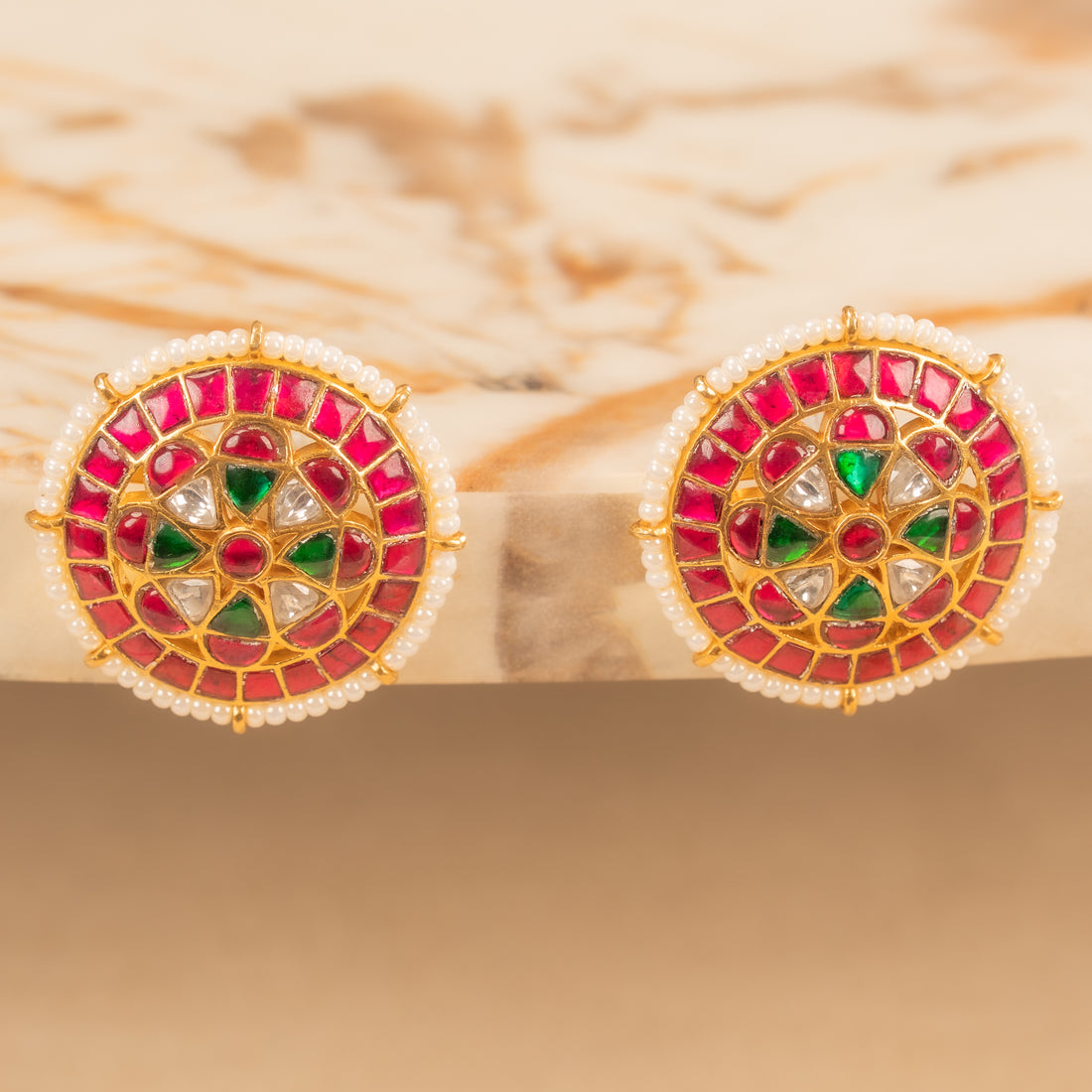 Kundan Studs