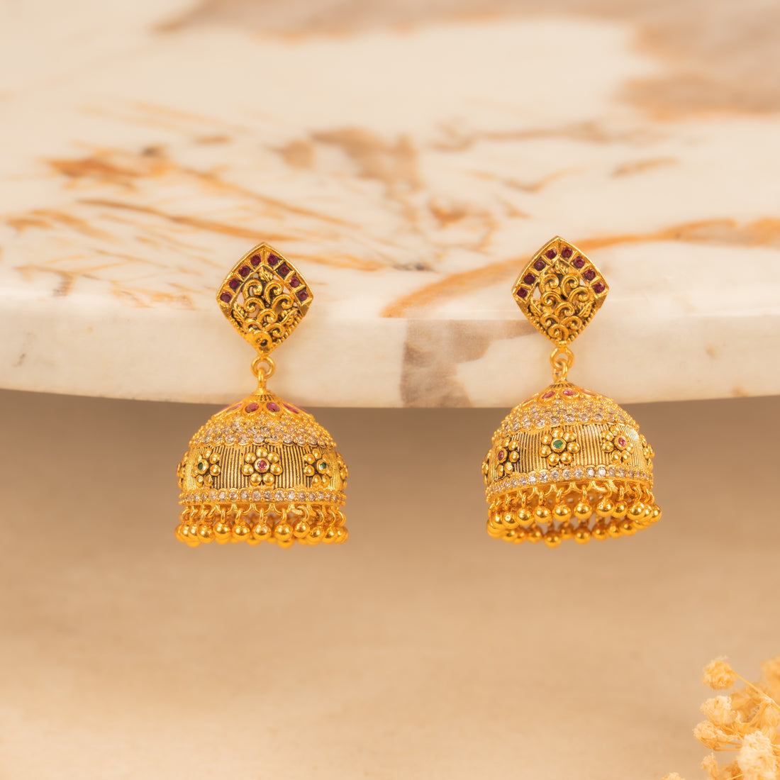 Plain Jhumkas