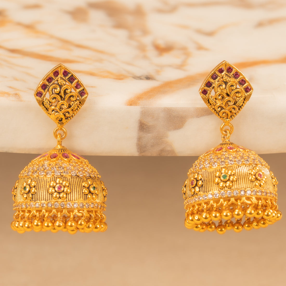 Plain Jhumkas