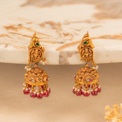 Kundan Jhumkas