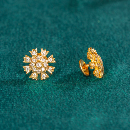Karaikudi Floral Studs