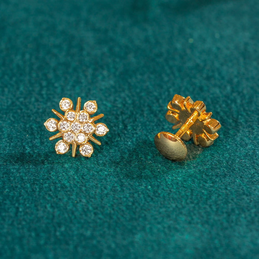 Karaikudi Floral Studs