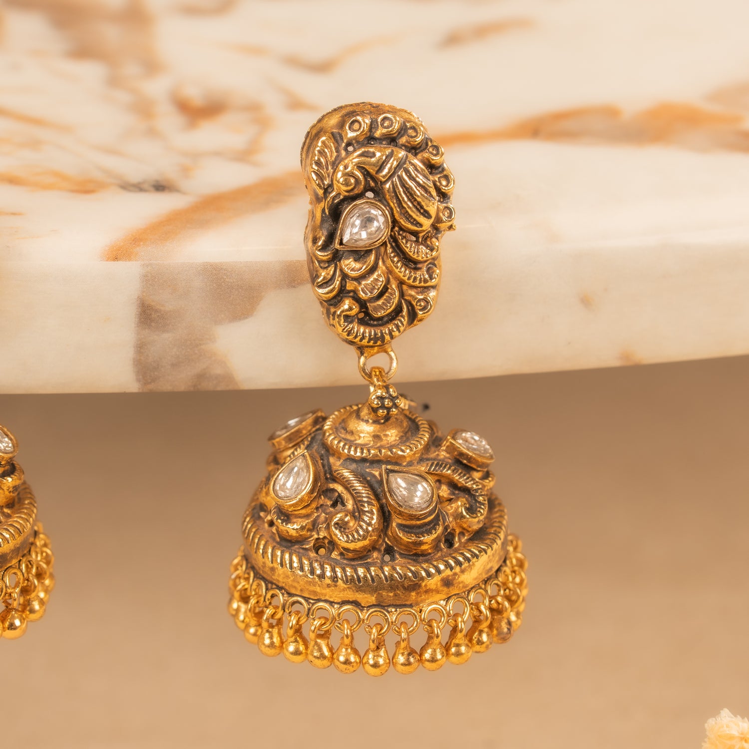 Moissanite Jhumka