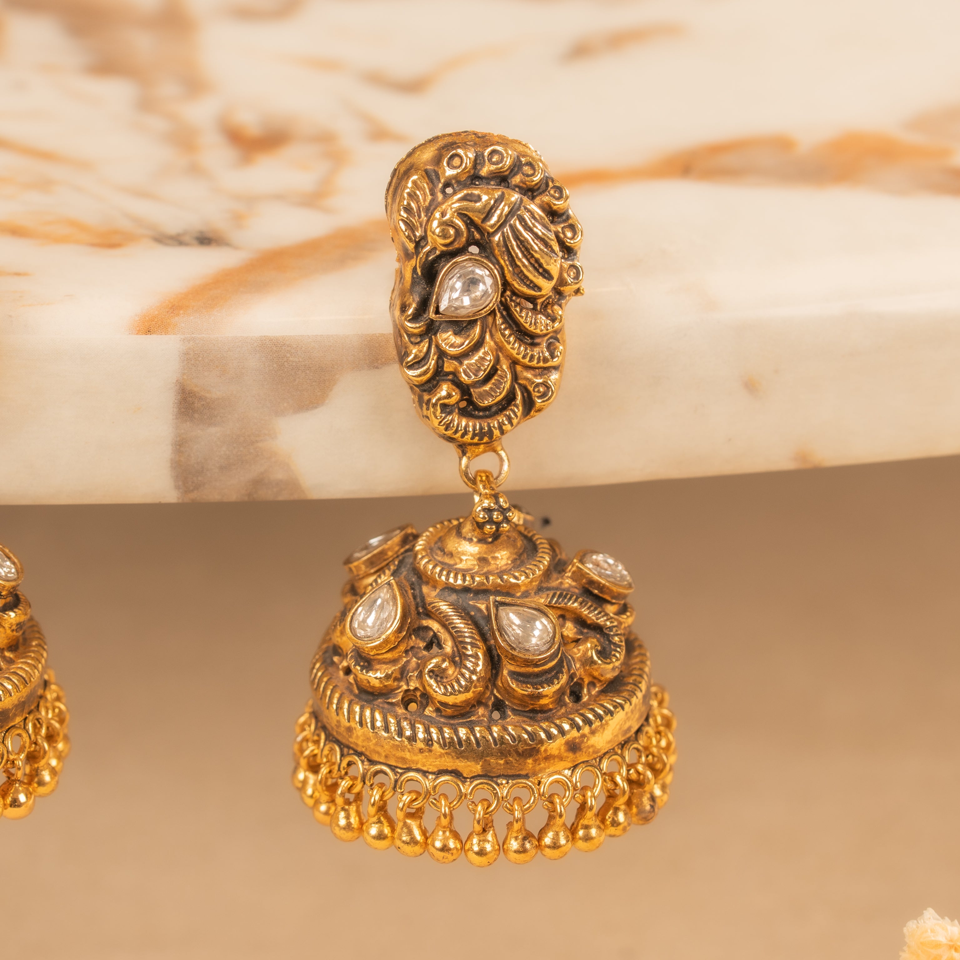 Moissanite Jhumka