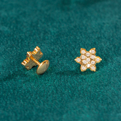Karaikudi Floral Studs