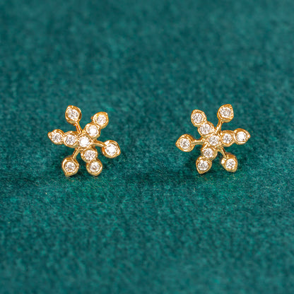 Karaikudi Floral Studs
