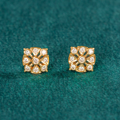 Karaikudi Floral Studs