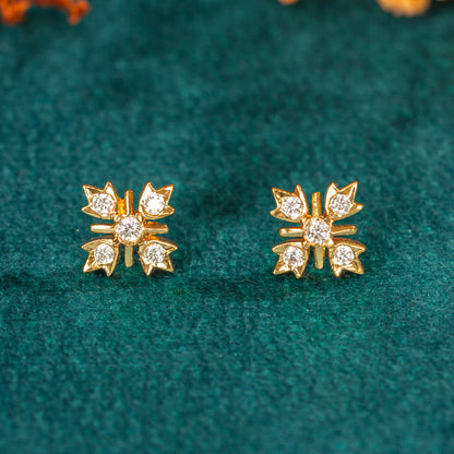 Karaikudi Floral Studs