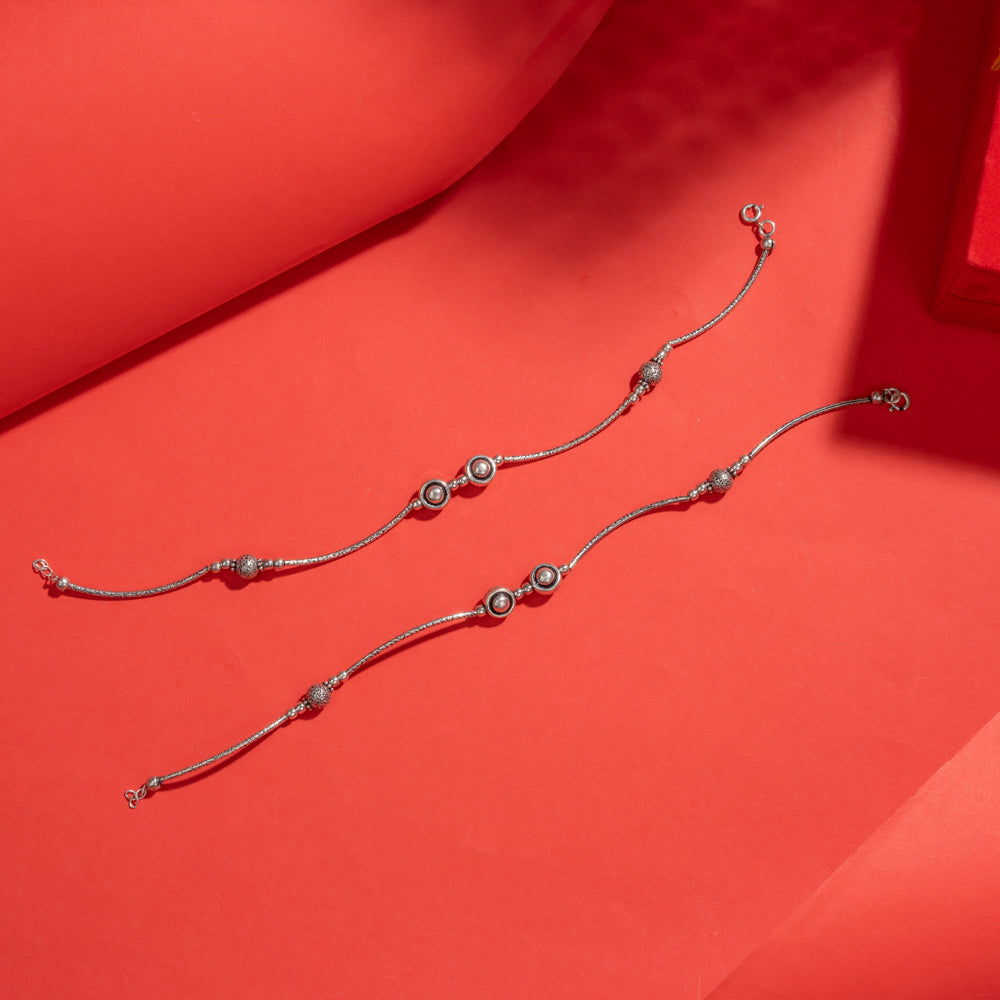 Silver Anklet