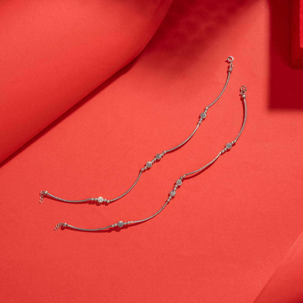 Silver Anklet