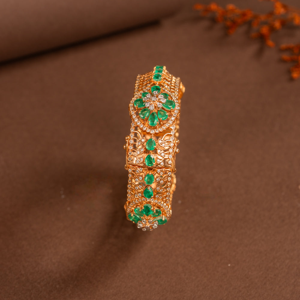 Rosegold Cubic Zirconia Bangle